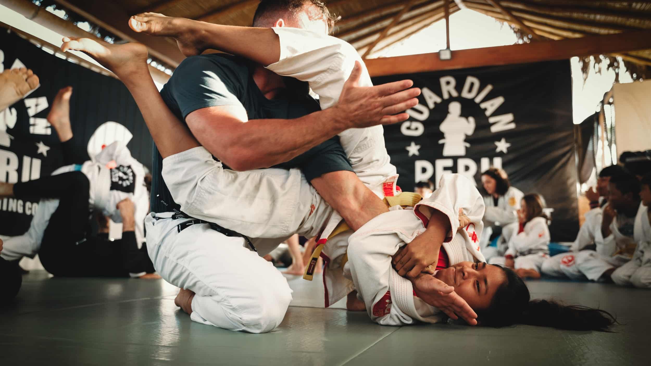 Fair Fight foundation members grappling with teen.