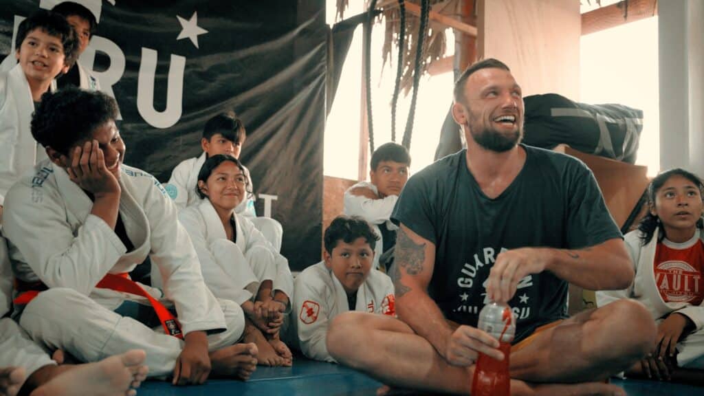 Fair Fight foundation members sitting in group smiling.